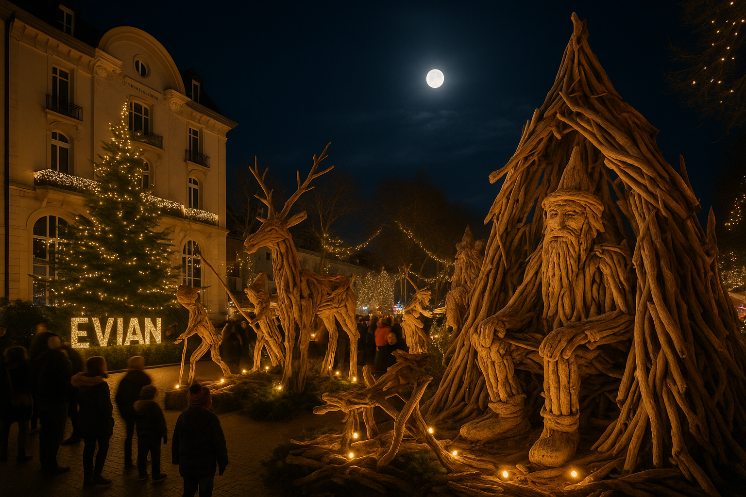 LE LAC LEMAN ET MARCHE DE NOEL